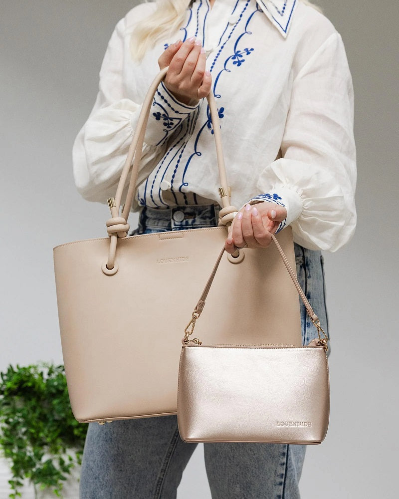 Louenhide Athena Fuchsia Crossbody Bag | The Style Merchant